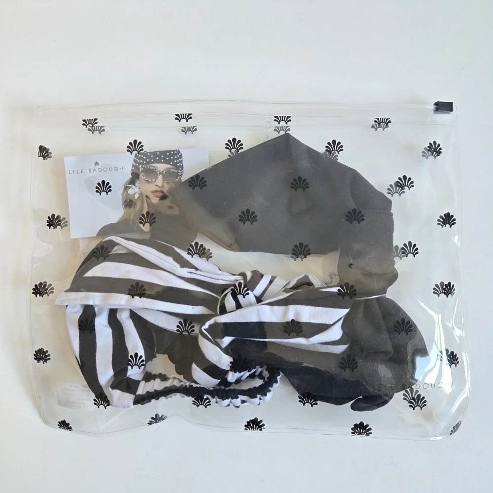 New Lele Sadoughi Set of 2 Betty Headbands, One Size NWT